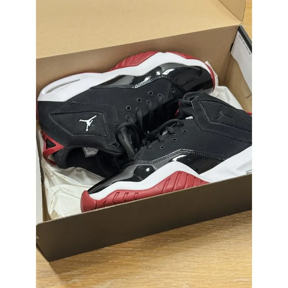 Size 7 - Air Jordan B'Loyal Black and Red in Box Light Wear